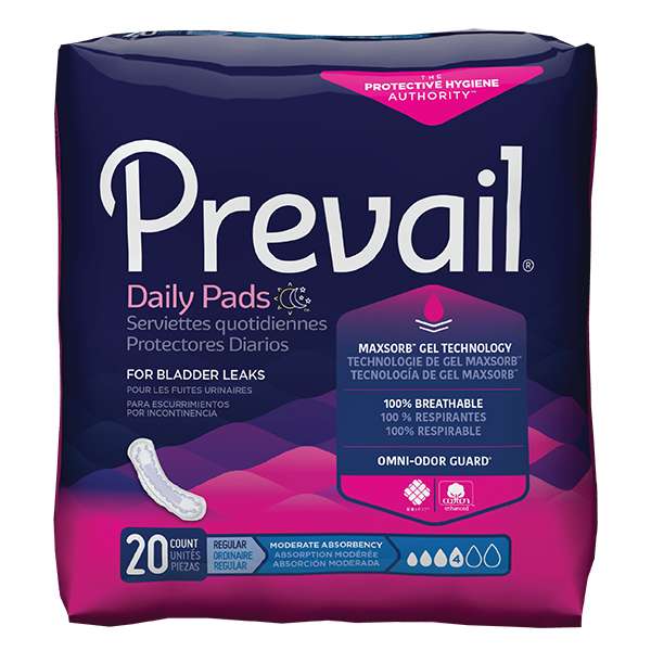 Prevail Bladder Control Pads - Size: Regular/pk Image