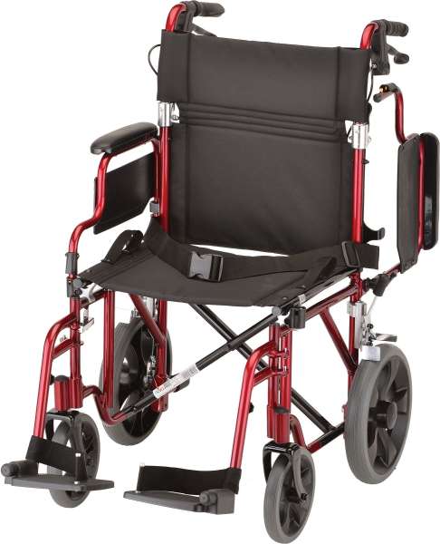 Transport Chair Aluminum 352 - Color: Red Image