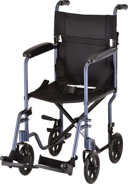 Transport Chair Aluminum 329 - Color: Blue Image