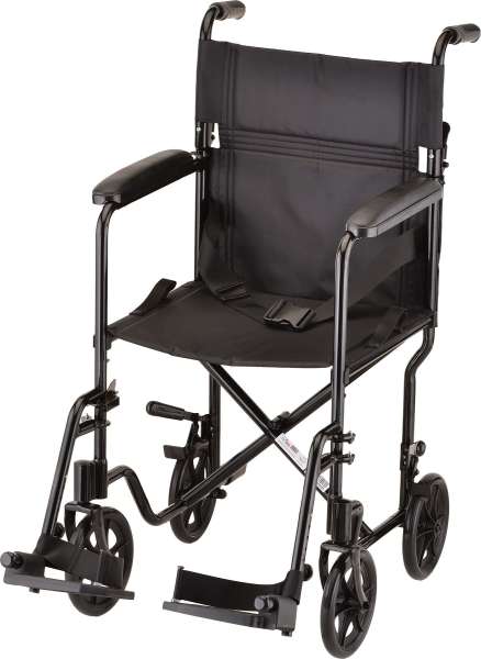 Transport Chair Aluminum 329 - Color: Black Image