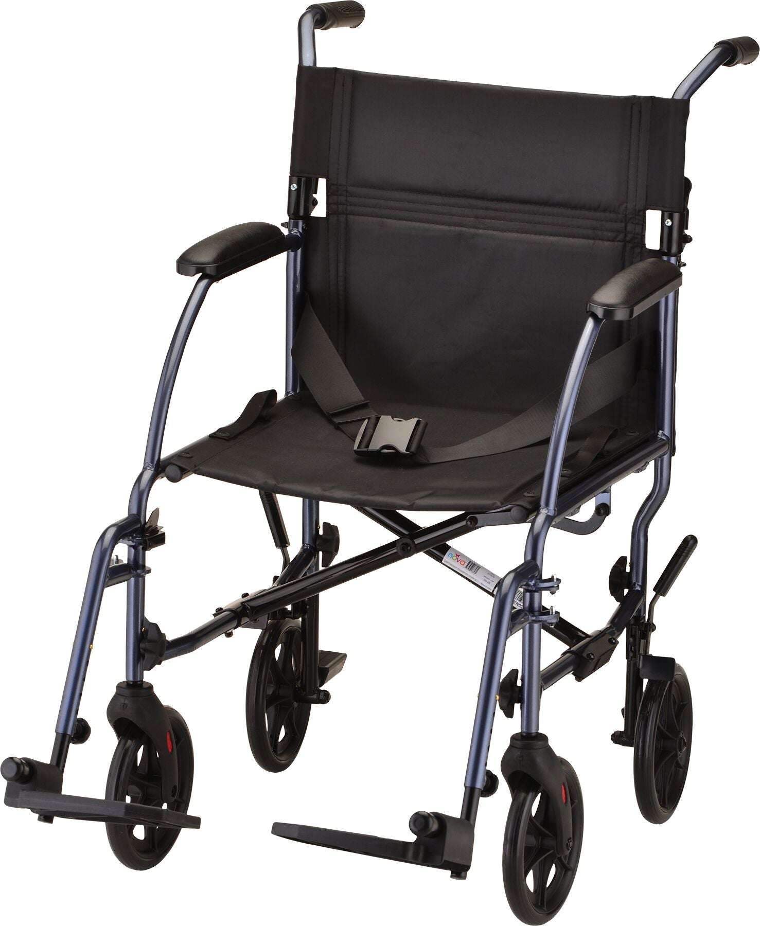 Transport Chair aluminum 377 - Color: Blue Image