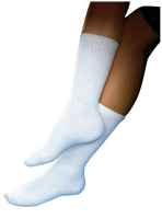 SensiFoot Diabetic Socks Crew - Size: MD Image thumbnail