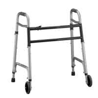 Heavy Duty Folding Walker 5 inch Wheels Image thumbnail