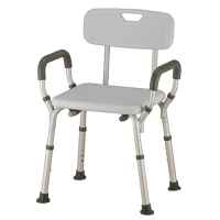 Image of Bath Chair with Arms & Back