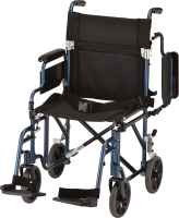 Transport Chair Aluminum 349 - Color: Blue Image