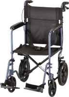 Transport Chair Aluminum 330 - Color: Red Image thumbnail