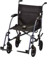 Transport Chair Aluminum 379 - Color: Red Image thumbnail