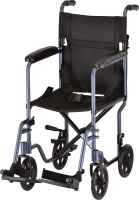 Transport Chair Aluminum 329 - Color: Blue Image thumbnail